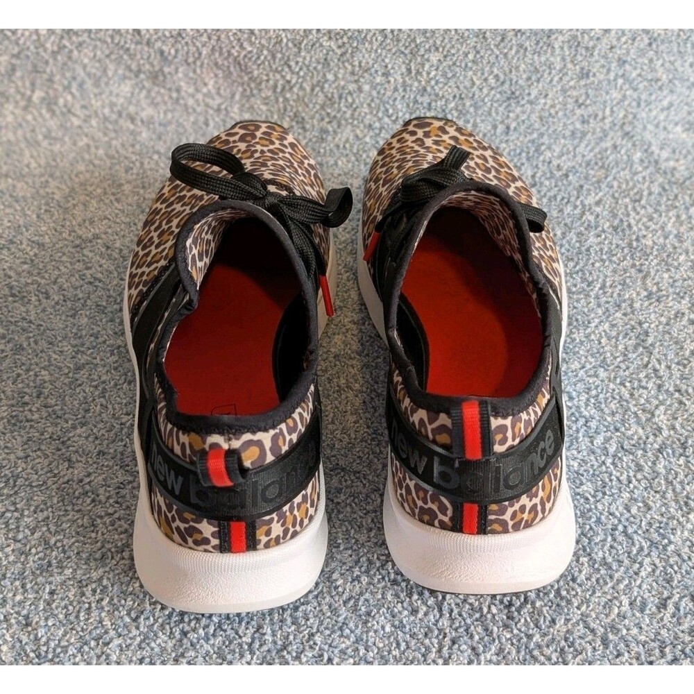 New Balance Size 7.5 Nergize Sport V1 Leopard Print Sneakers Athletic Shoes - Picture 3 of 8
